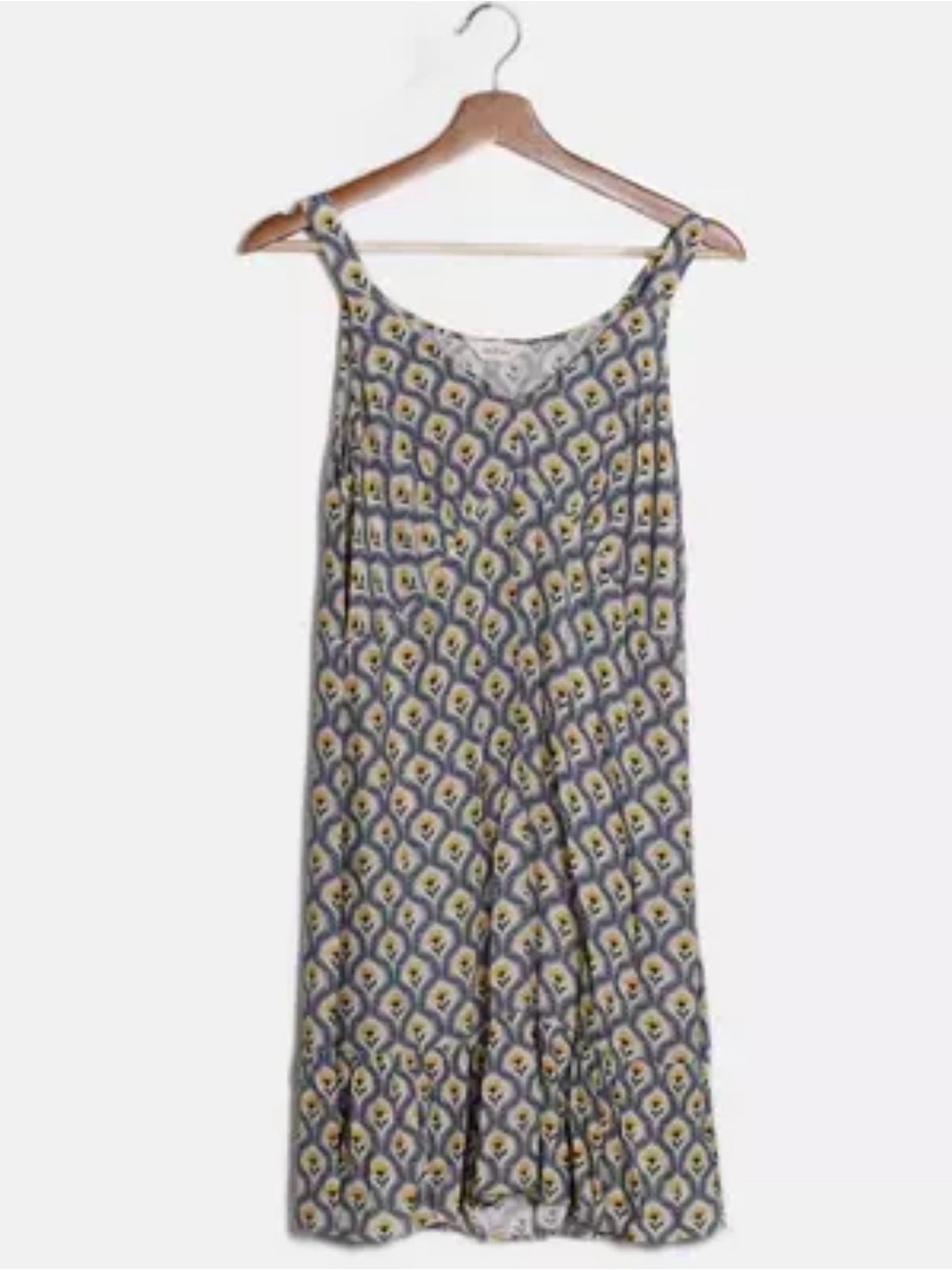 ESEOESE Floral Cottage Core Mini Sleeveless Dress Size L